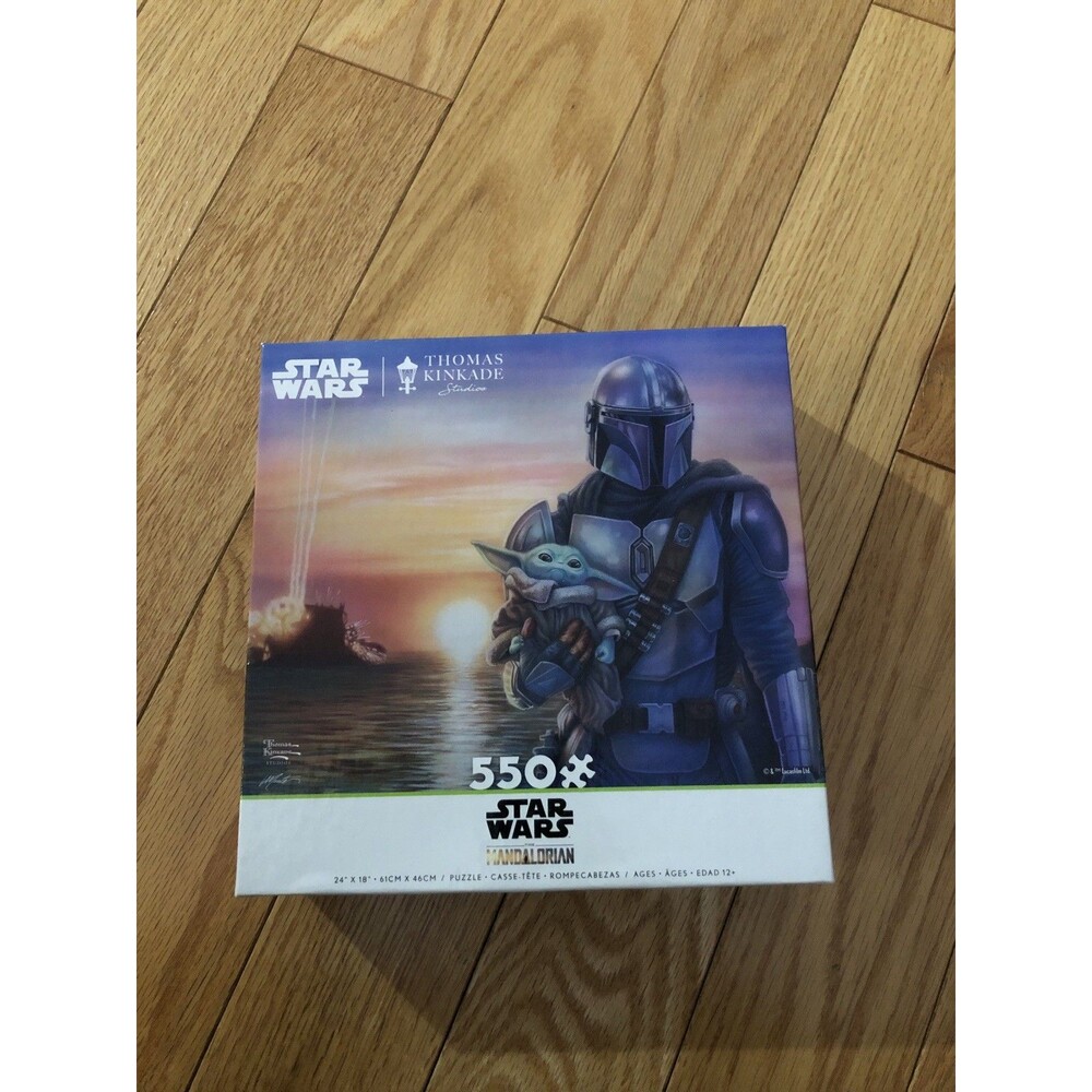 Star Wars: Mandalorian - A New Direction NEW HTF 550 pc Puzzle Mando & Grogu